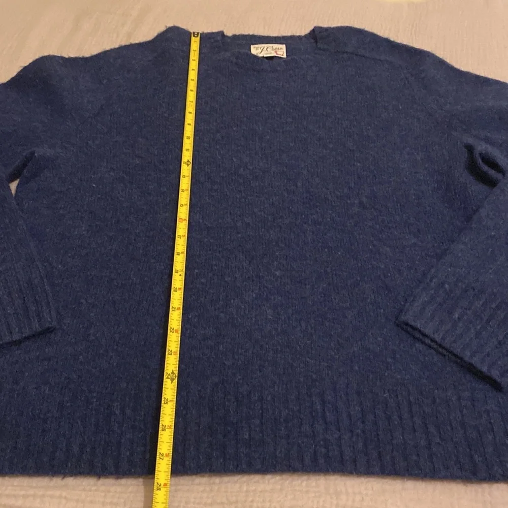 J. Crew Wool Men's Navy Crewneck Sweater. Size XL Style BI848